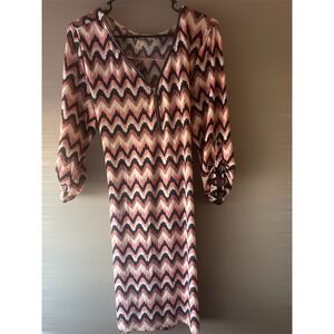 Tacera Trendy front zipper casual Petite Large dress